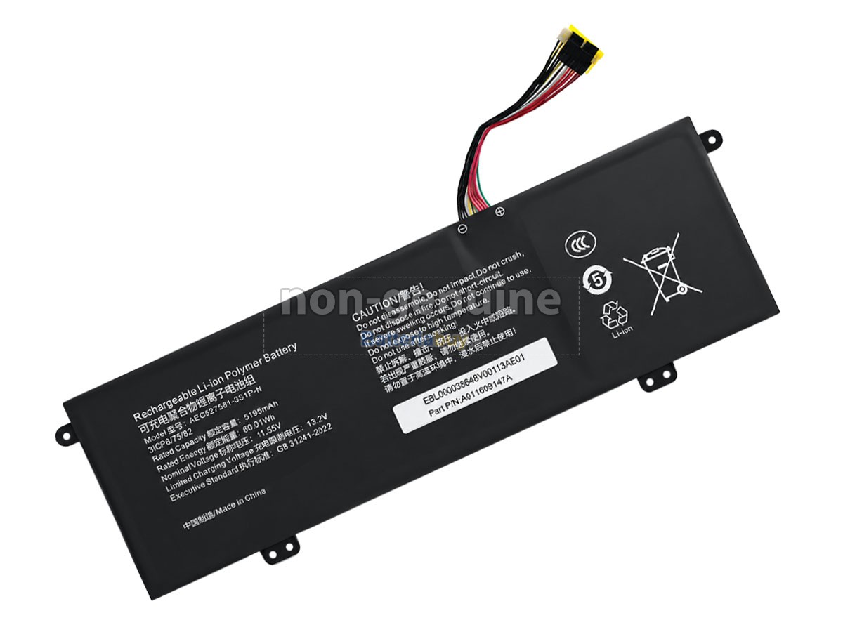 Batteria per Ninkear AEC527581-3S1P-N