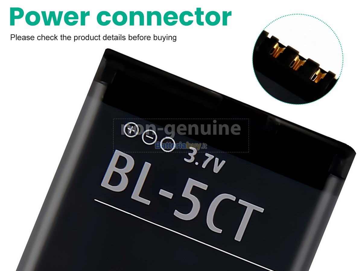 Batteria per Nokia C5 5MP