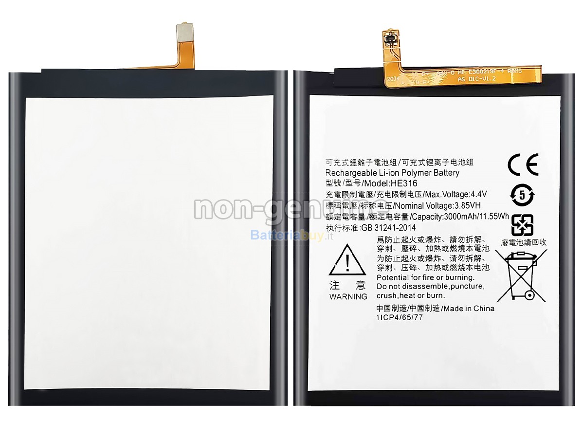 Batteria per Nokia HE316