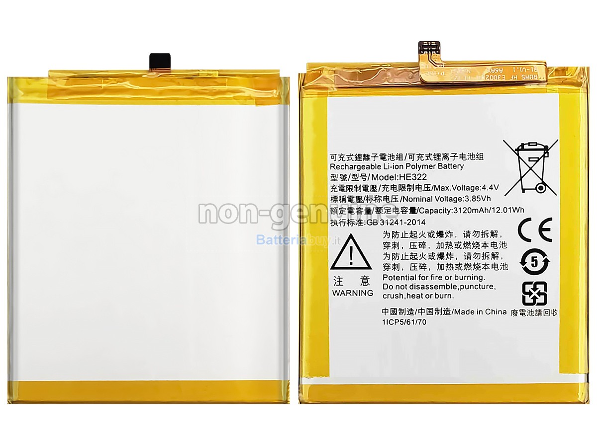 Batteria per Nokia HE322