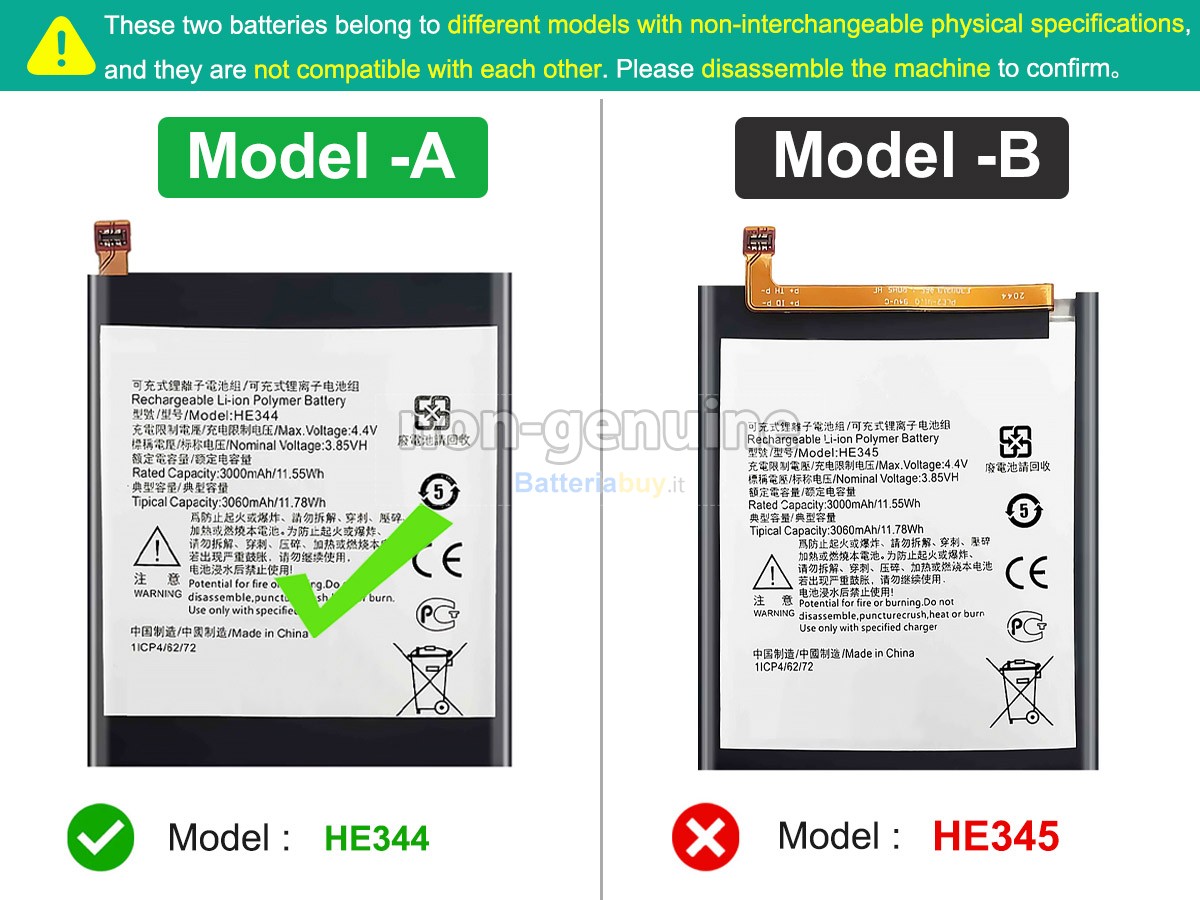 Batteria per Nokia 6(2018)