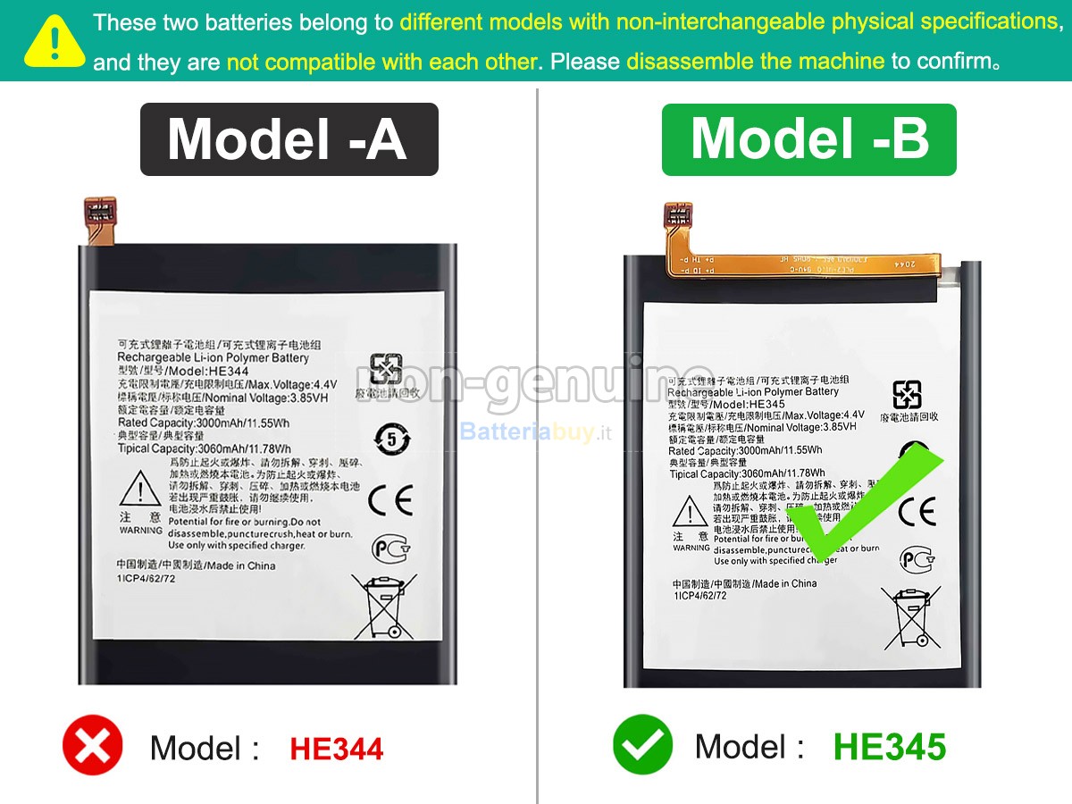 Batteria per Nokia 6(2018)