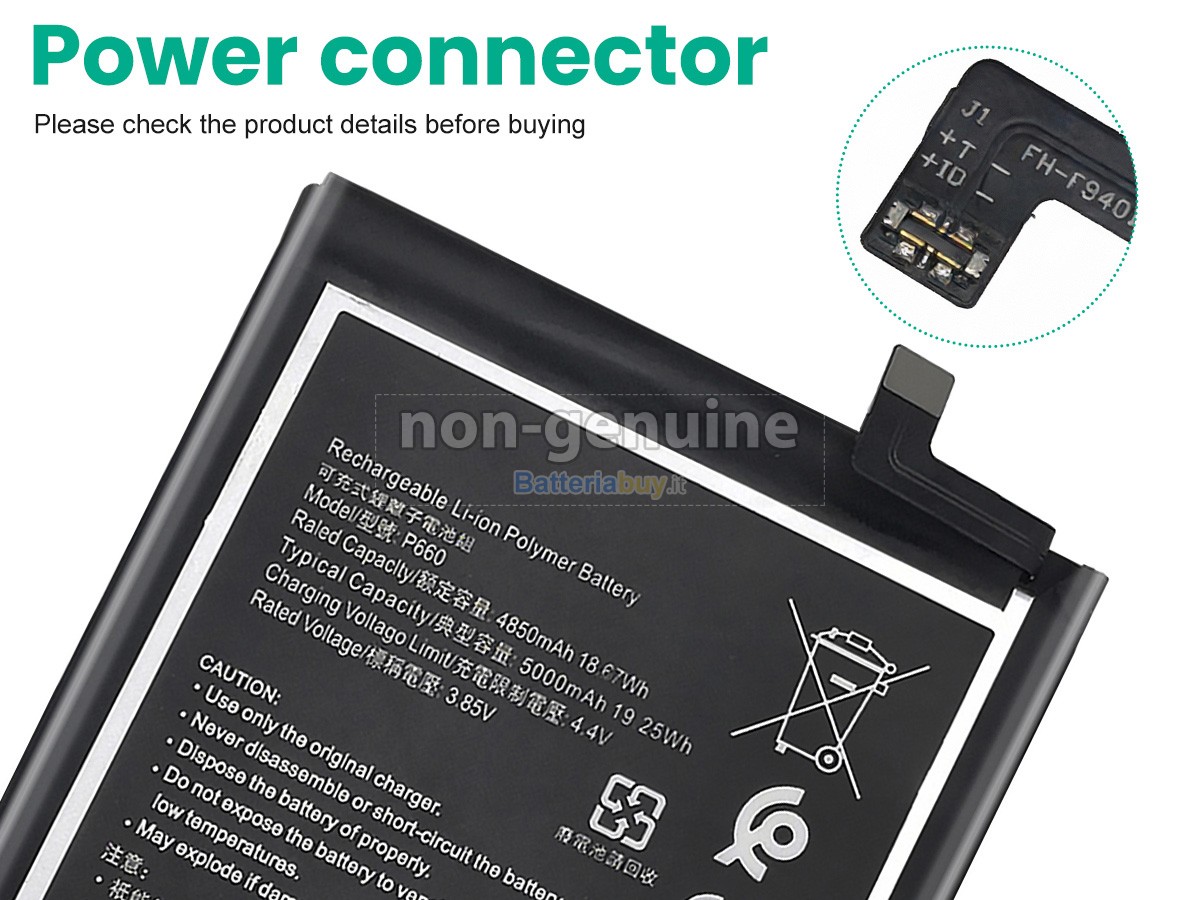 Batteria per Nokia P660