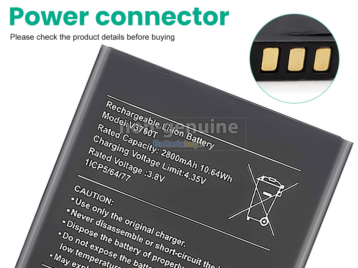 Batteria per Nokia V3760T