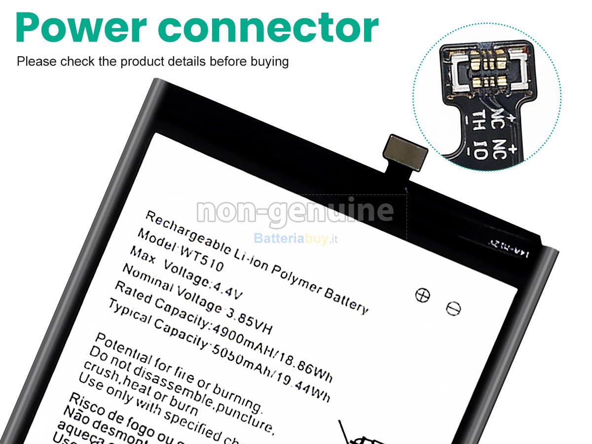 Batteria per Nokia WT510