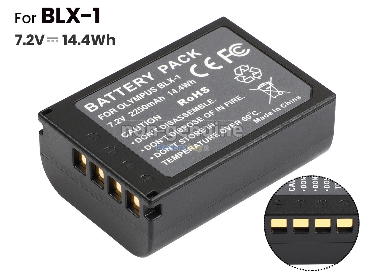 Batteria per Olympus BLX-1