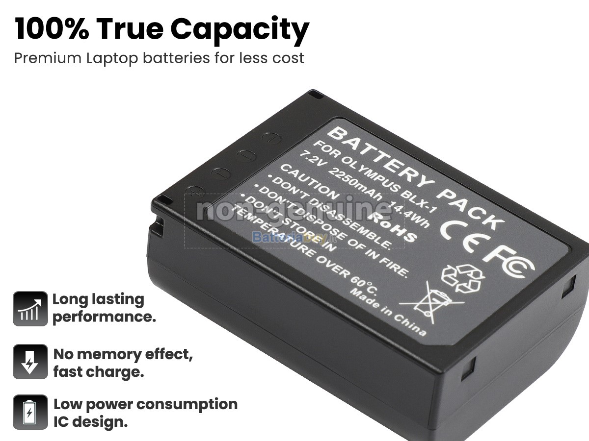 Batteria per Olympus BLX-1