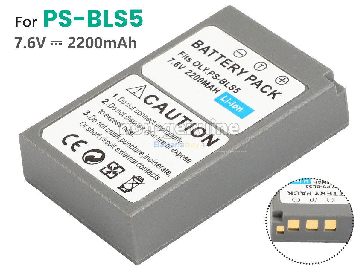 Batteria per Olympus PS-BLS5