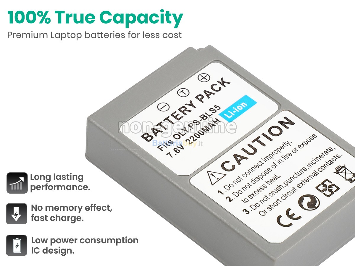 Batteria per Olympus PS-BLS5