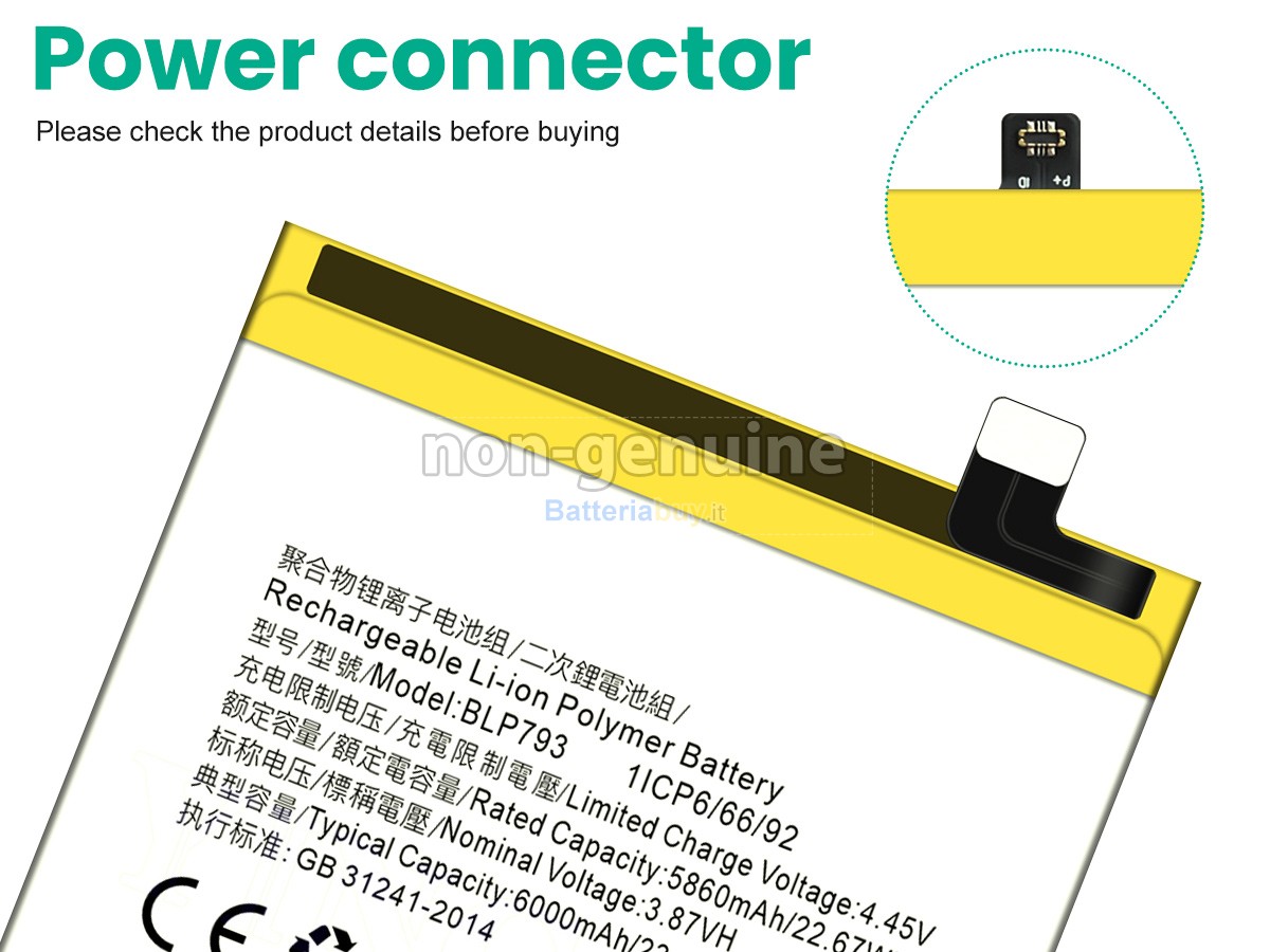 Batteria per Oppo REALME C15