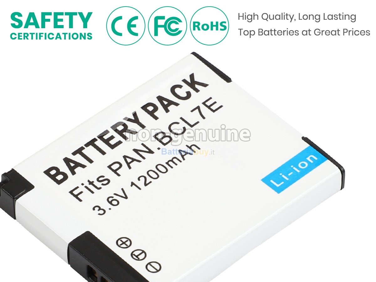 Batteria per Panasonic LUMIX DMC-SZ10EG