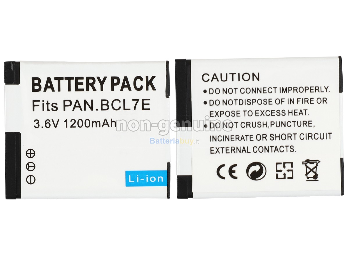 Batteria per Panasonic LUMIX DMC-SZ10EG