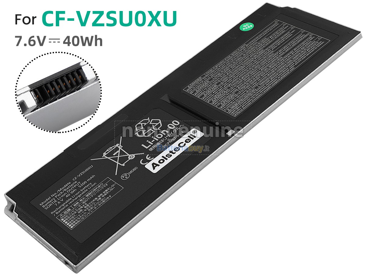 Batteria per Panasonic CF-XZ62