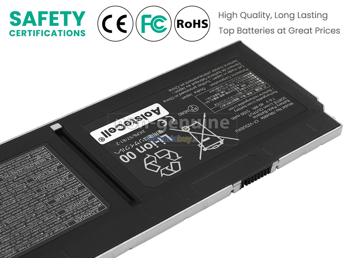 Batteria per Panasonic CF-XZ62