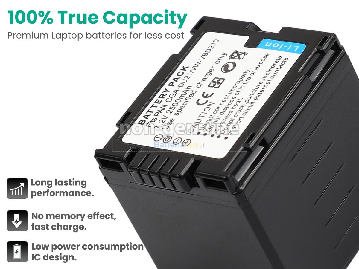 Batteria per Panasonic SDR-H250EB-S
