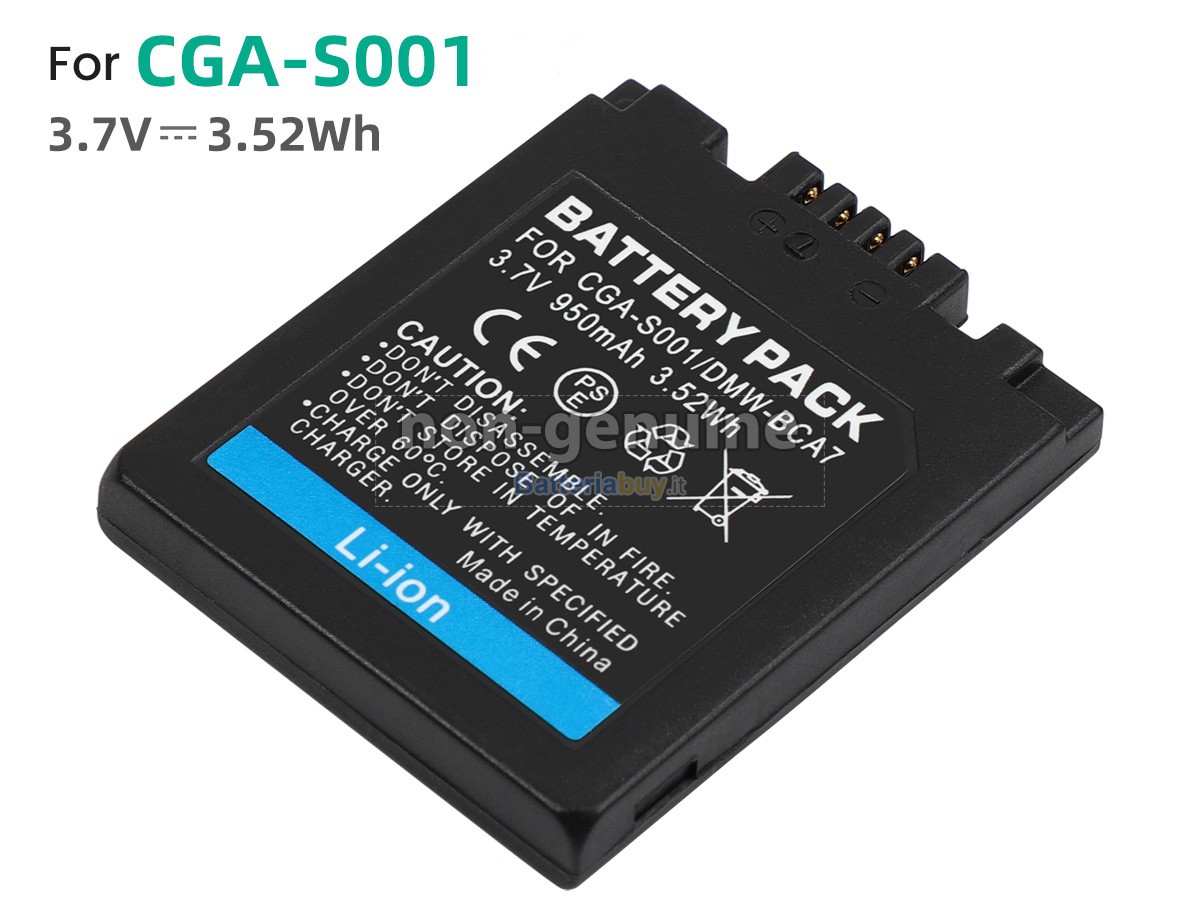 Batteria per Panasonic LUMIX DMC-F1K