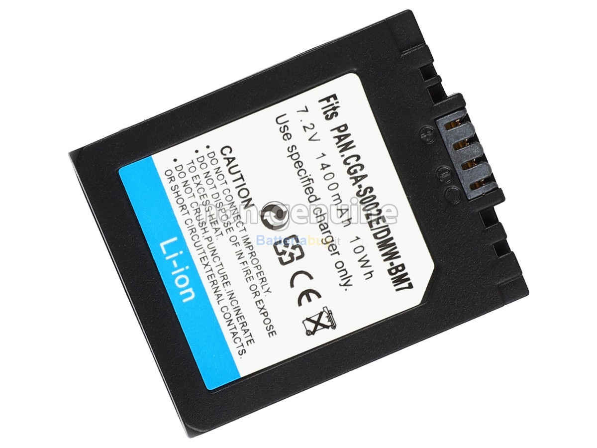 Batteria per Panasonic LUMIX DMC-FZ5EB