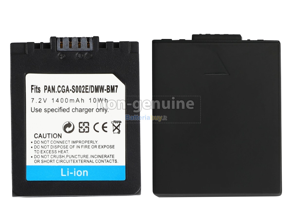 Batteria per Panasonic LUMIX DMC-FZ5EB