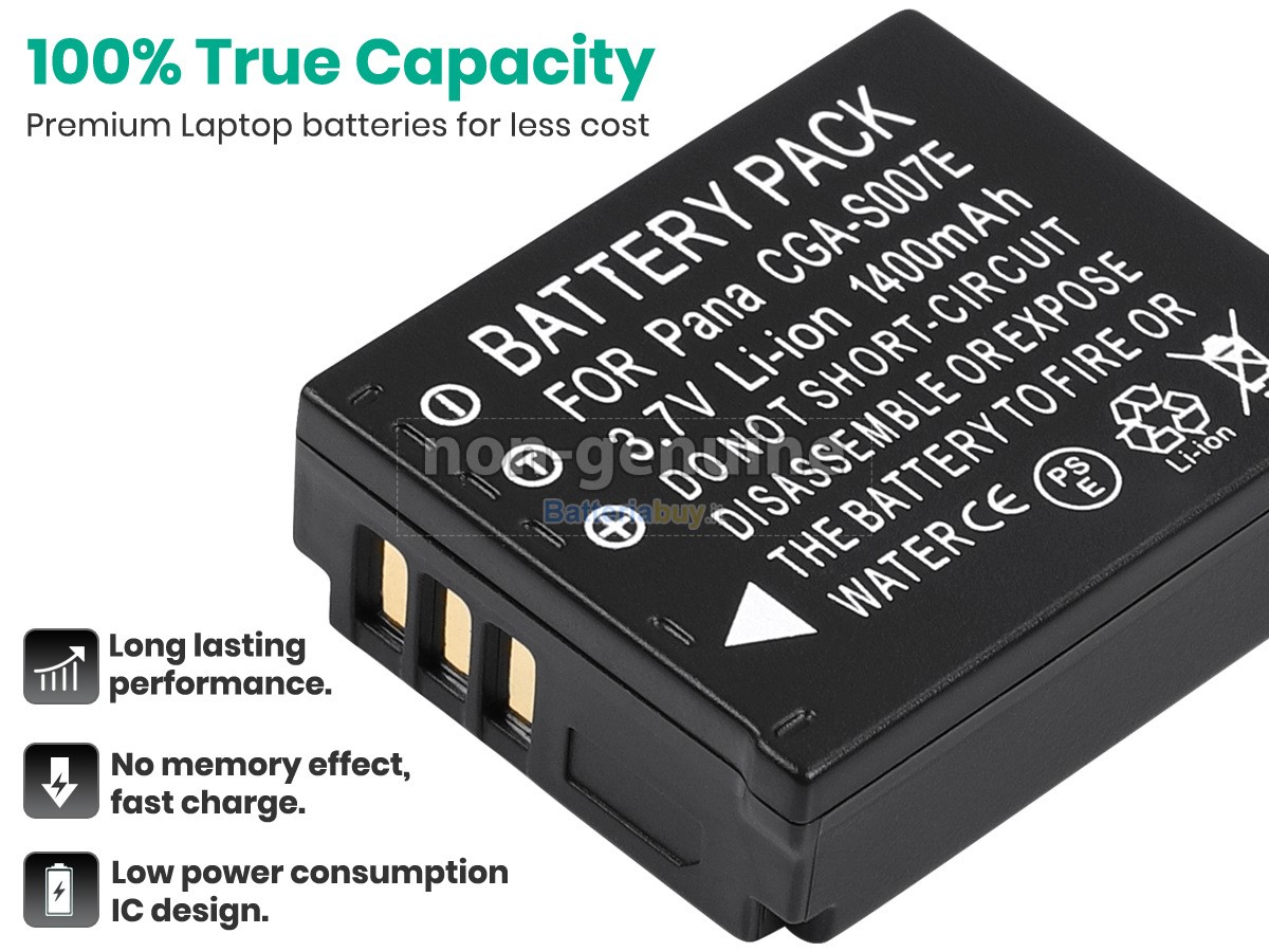 Batteria per Panasonic DMC TZ4