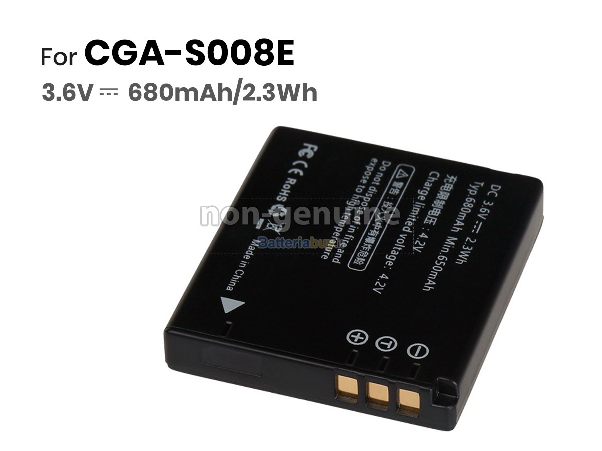 Batteria per Panasonic DMC-FX38T