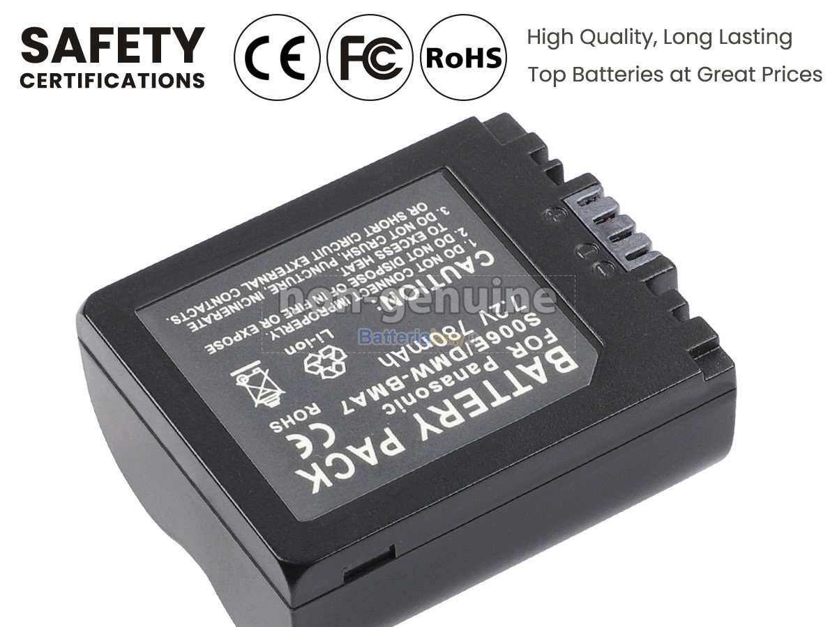 Batteria per Panasonic LUMIX DMC-FZ8S