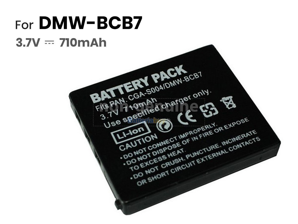 Batteria per Panasonic LUMIX DMC-FX7S