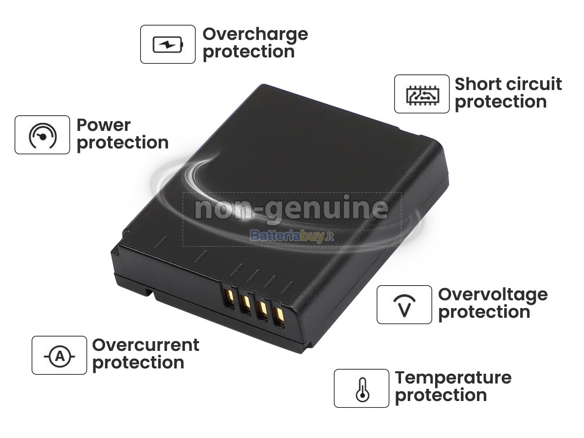 Batteria per Panasonic DMC-LX7GK