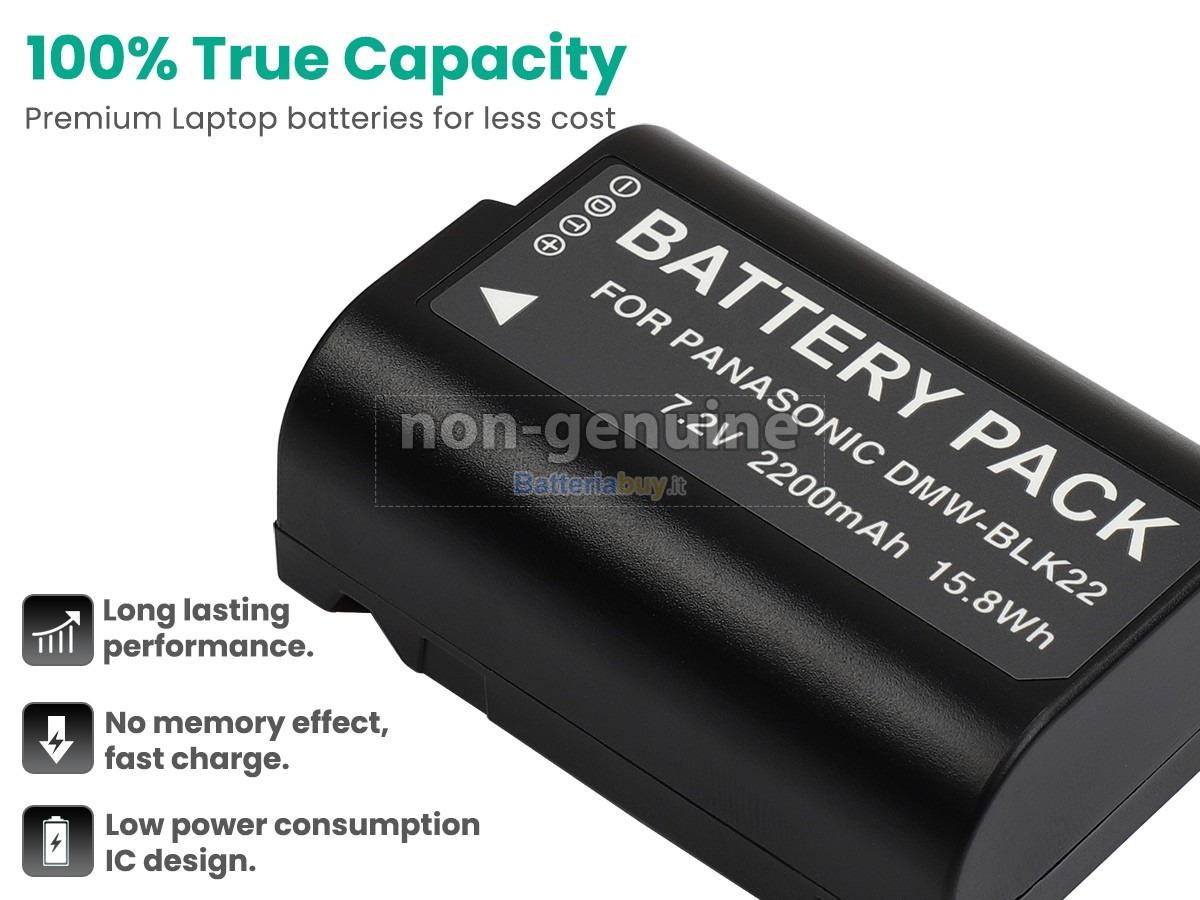 Batteria per Panasonic LUMIX DC-G9-K