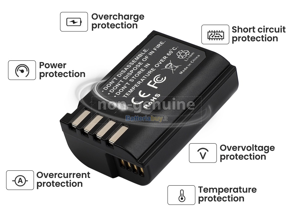 Batteria per Panasonic LUMIX DC-G9-K