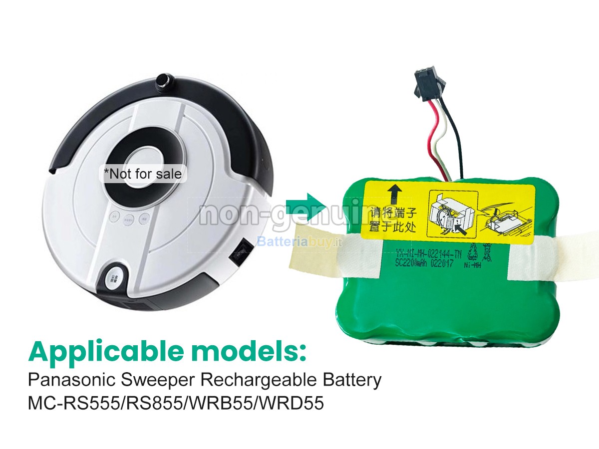 Batteria per Panasonic MC-WRD55