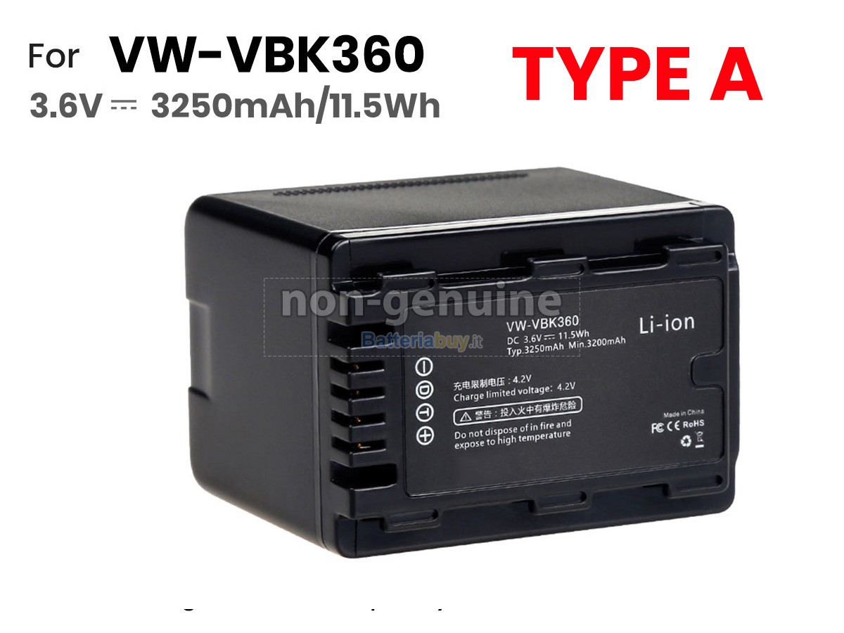 Batteria per Panasonic HDC-TM60