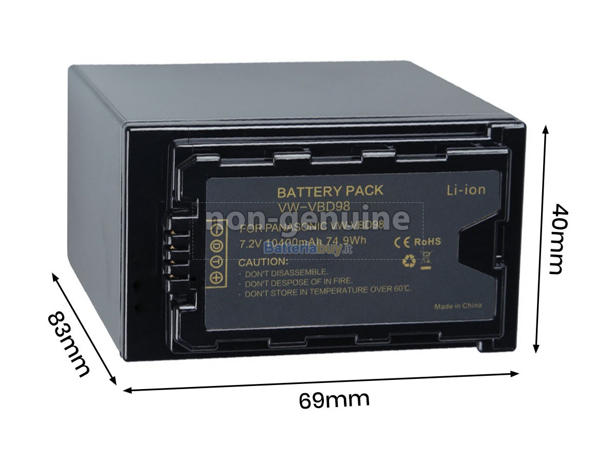 Batteria per Panasonic AG-UX180