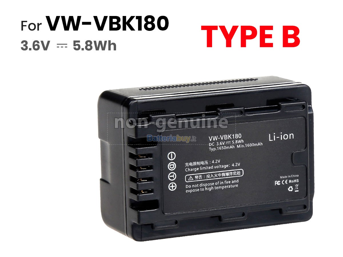 Batteria per Panasonic HDC-TM60