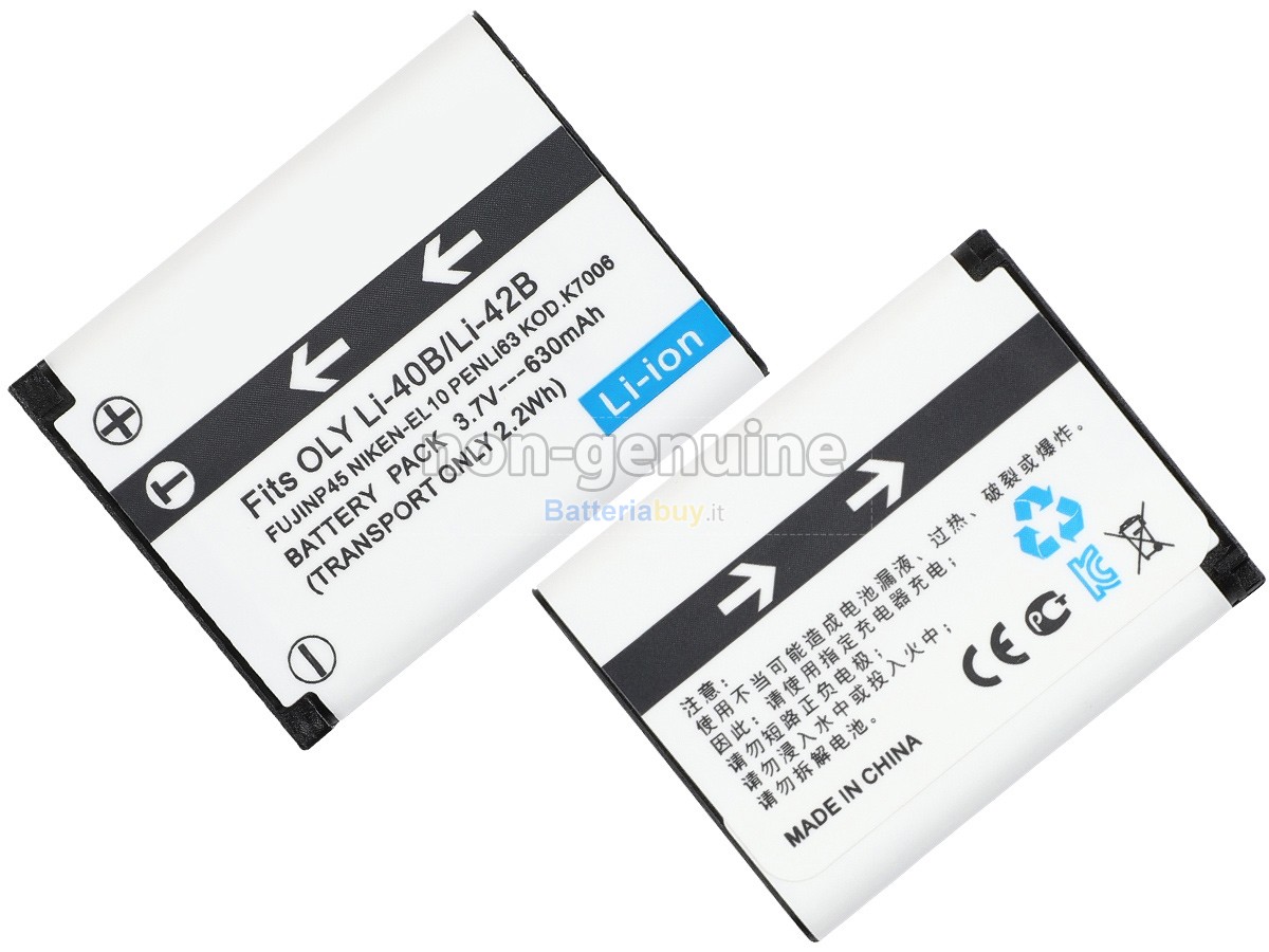 Batteria per PENTAX OPTIO LS1000