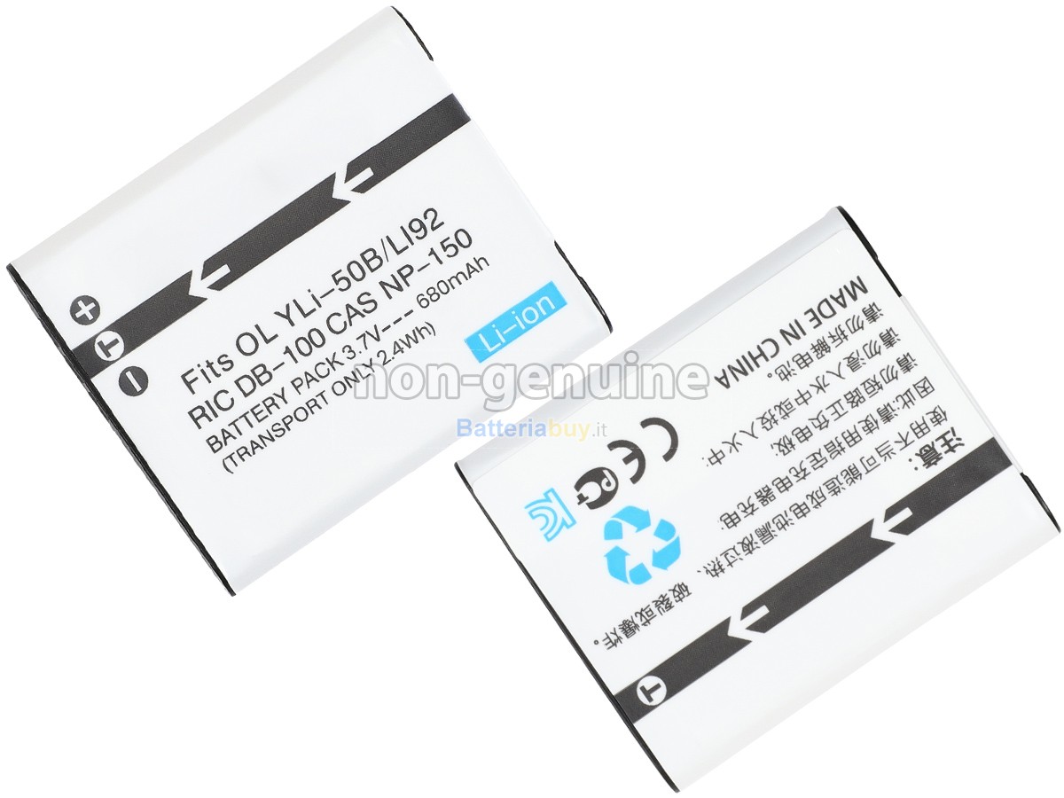Batteria per PENTAX OPTIO WG-1 GPS