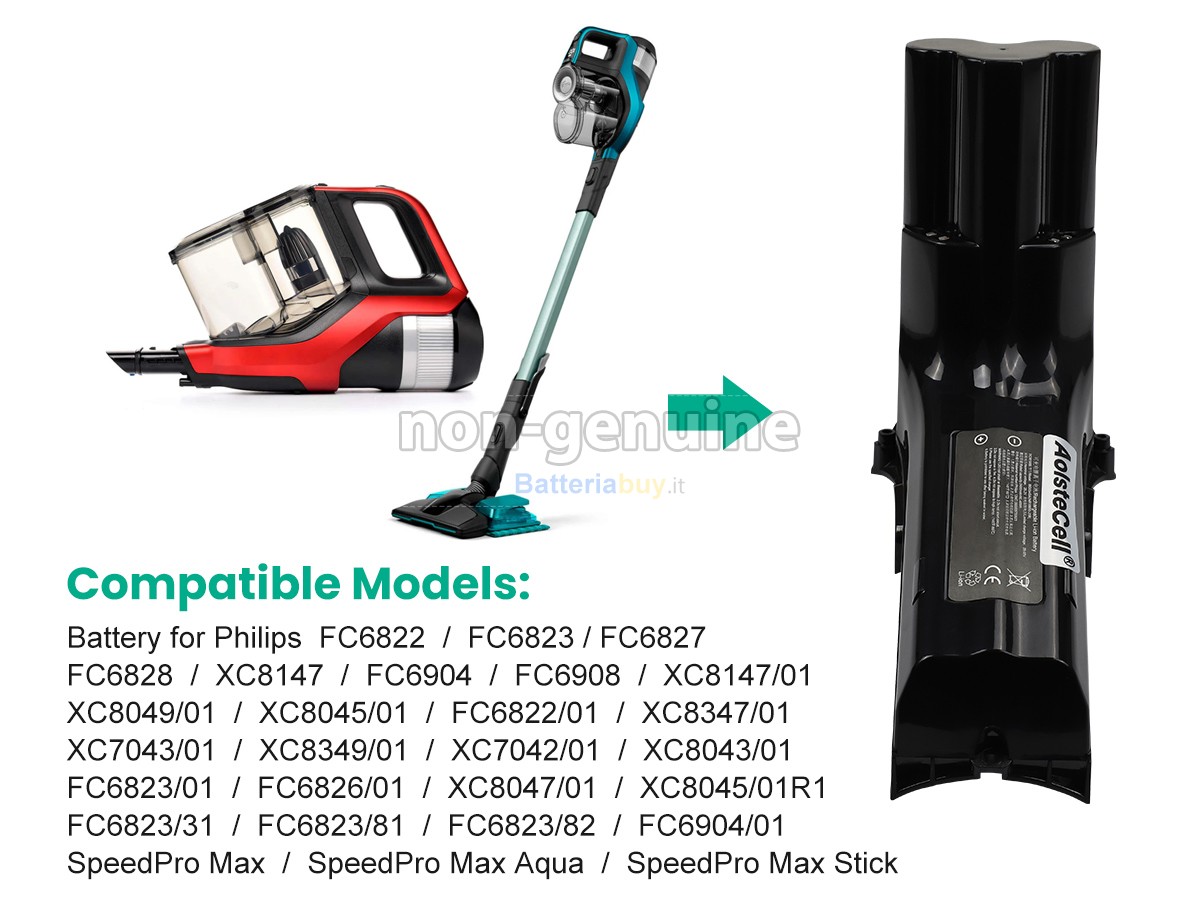 Batteria per Philips IBD034GA