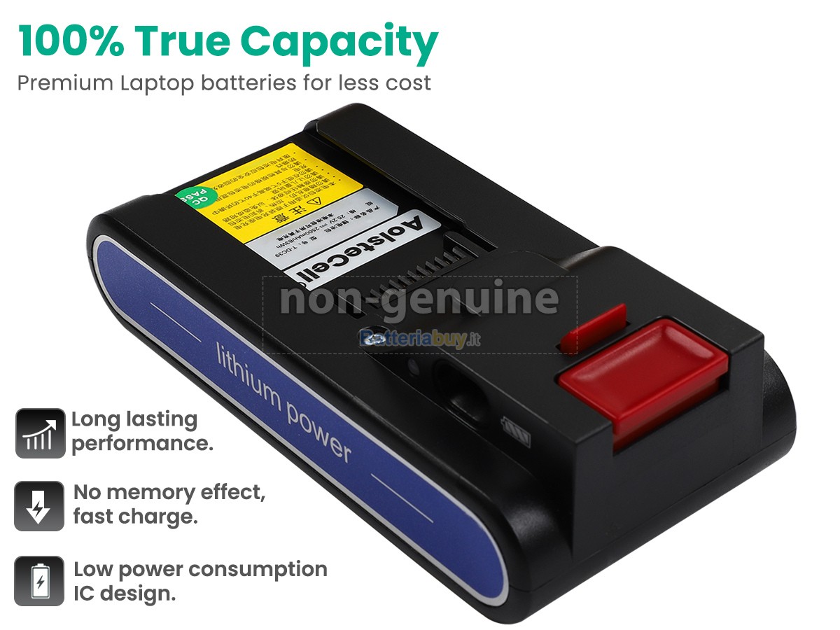 Batteria per Polaris T-DC39