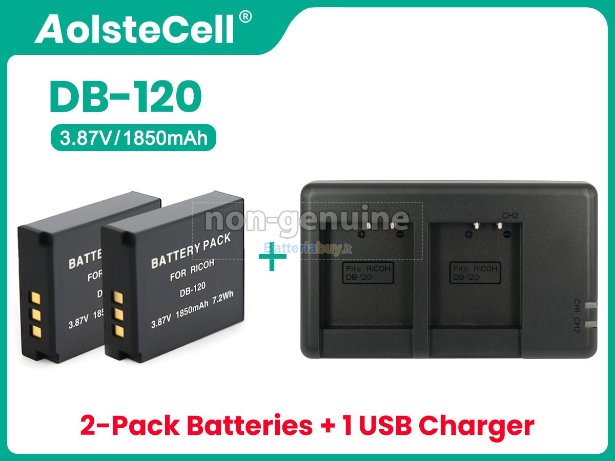 Batteria per Ricoh DB-120