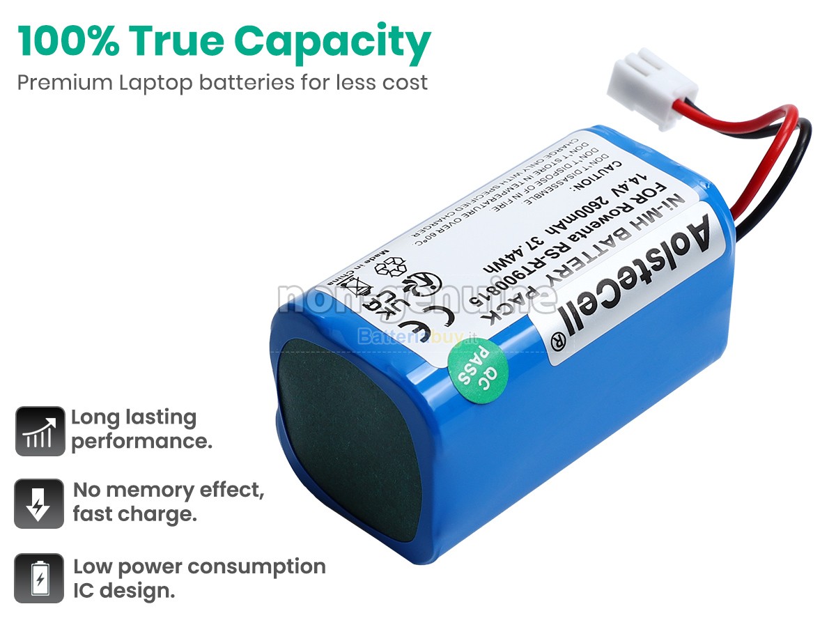 Batteria per Rowenta RS-RT900815