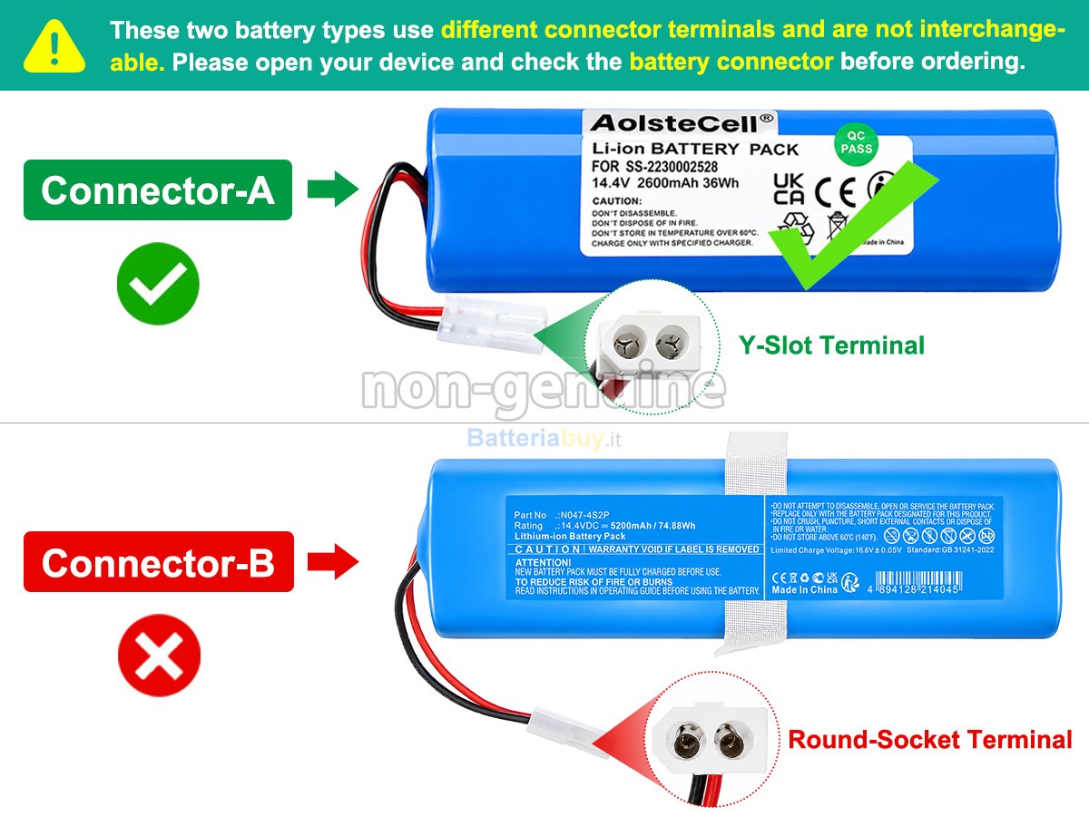Batteria per Rowenta SS-2230002529