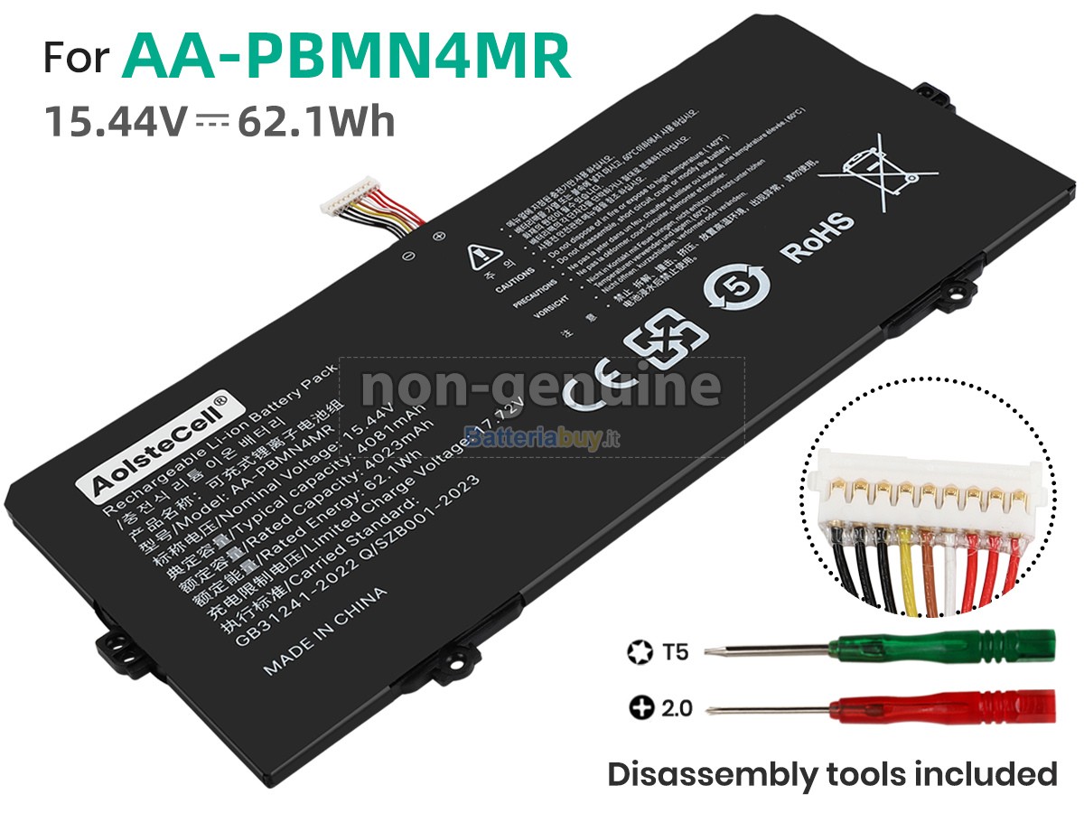 Batteria per Samsung Galaxy Book2 PRO 360 13 NP930QED-KB1BE