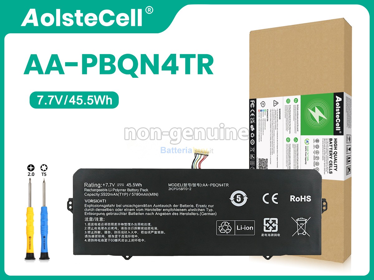 Batteria per Samsung Chromebook 2 XE530QDA-KA1US