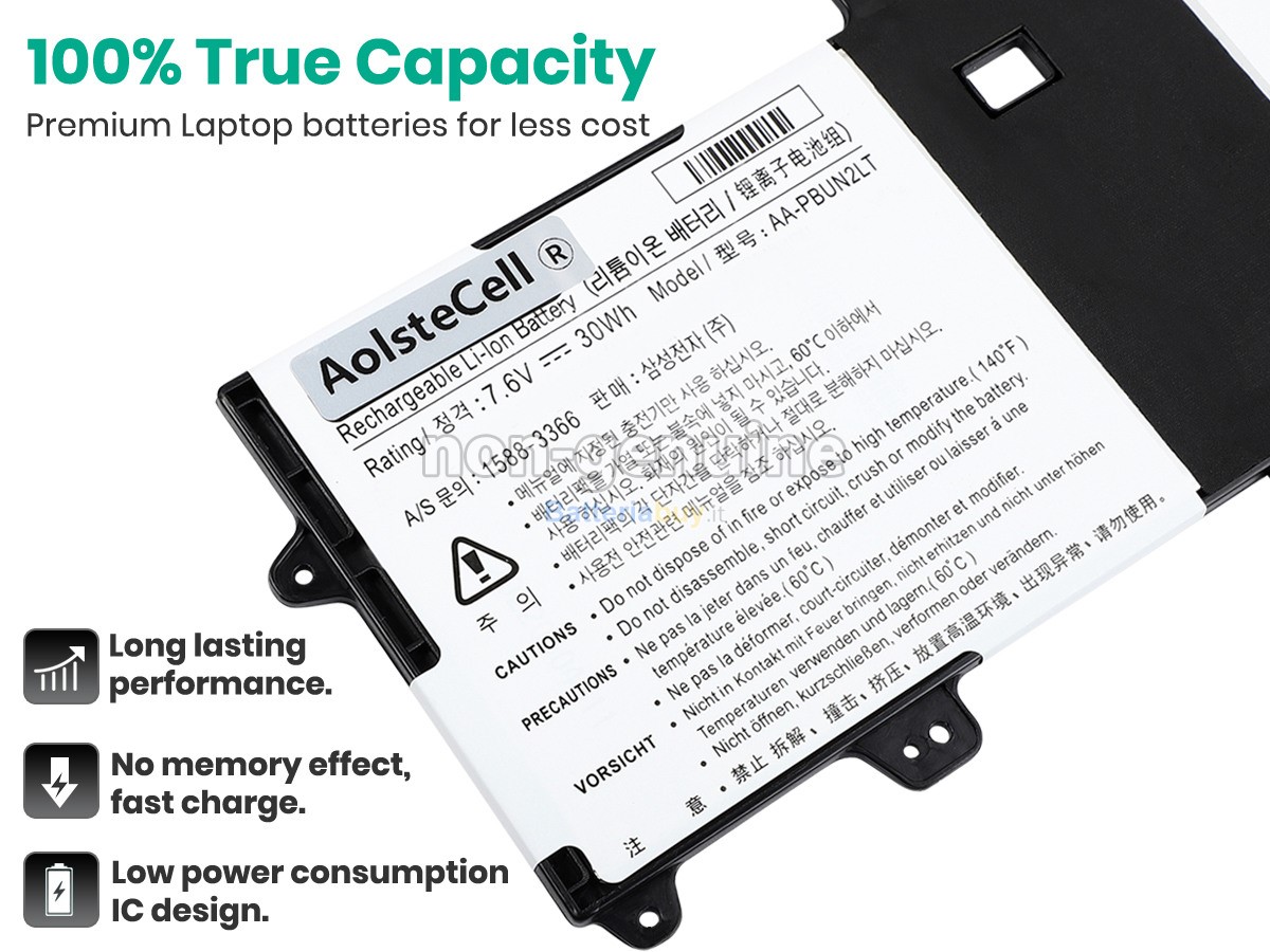 Batteria per Samsung Series 9 NOTEBook NP900X3L