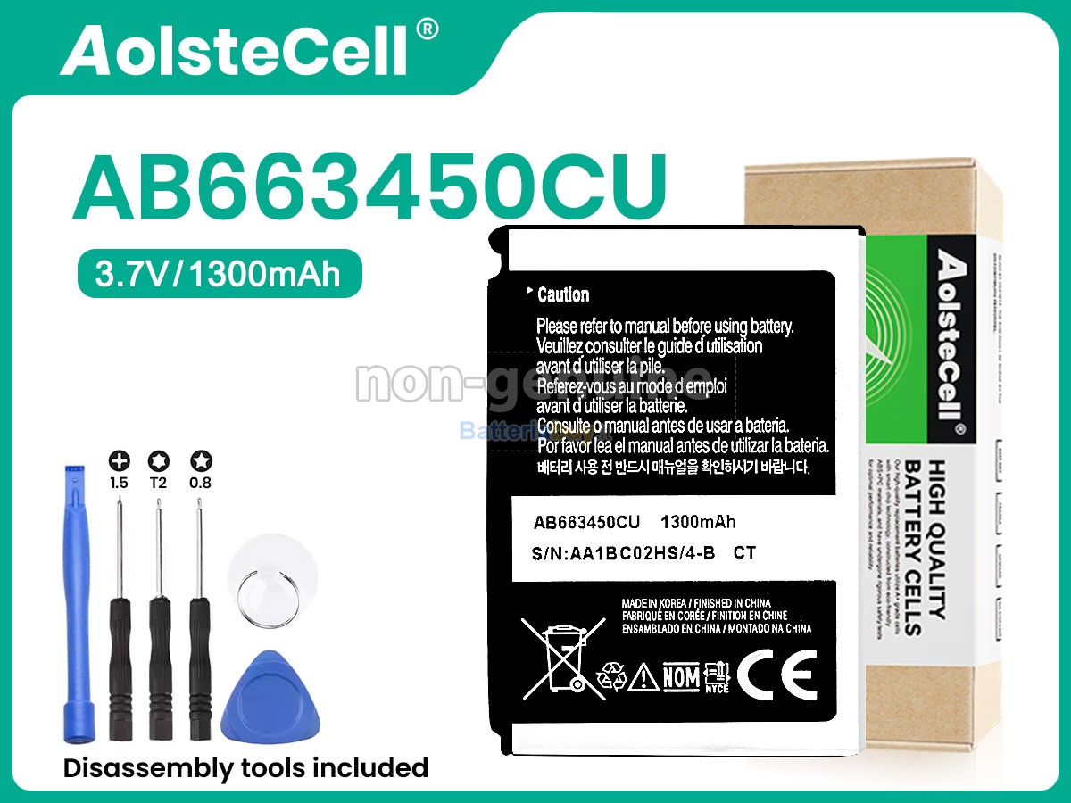 Batteria per Samsung AB663450CECSTD