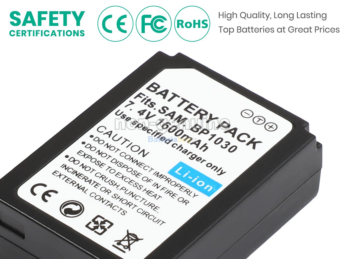 Batteria per Samsung EV-NX300MBSTUS