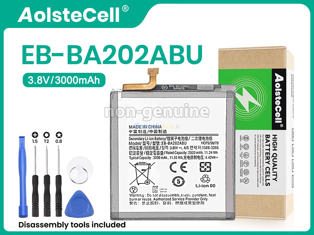 Batteria per Samsung EB-BA202ABU