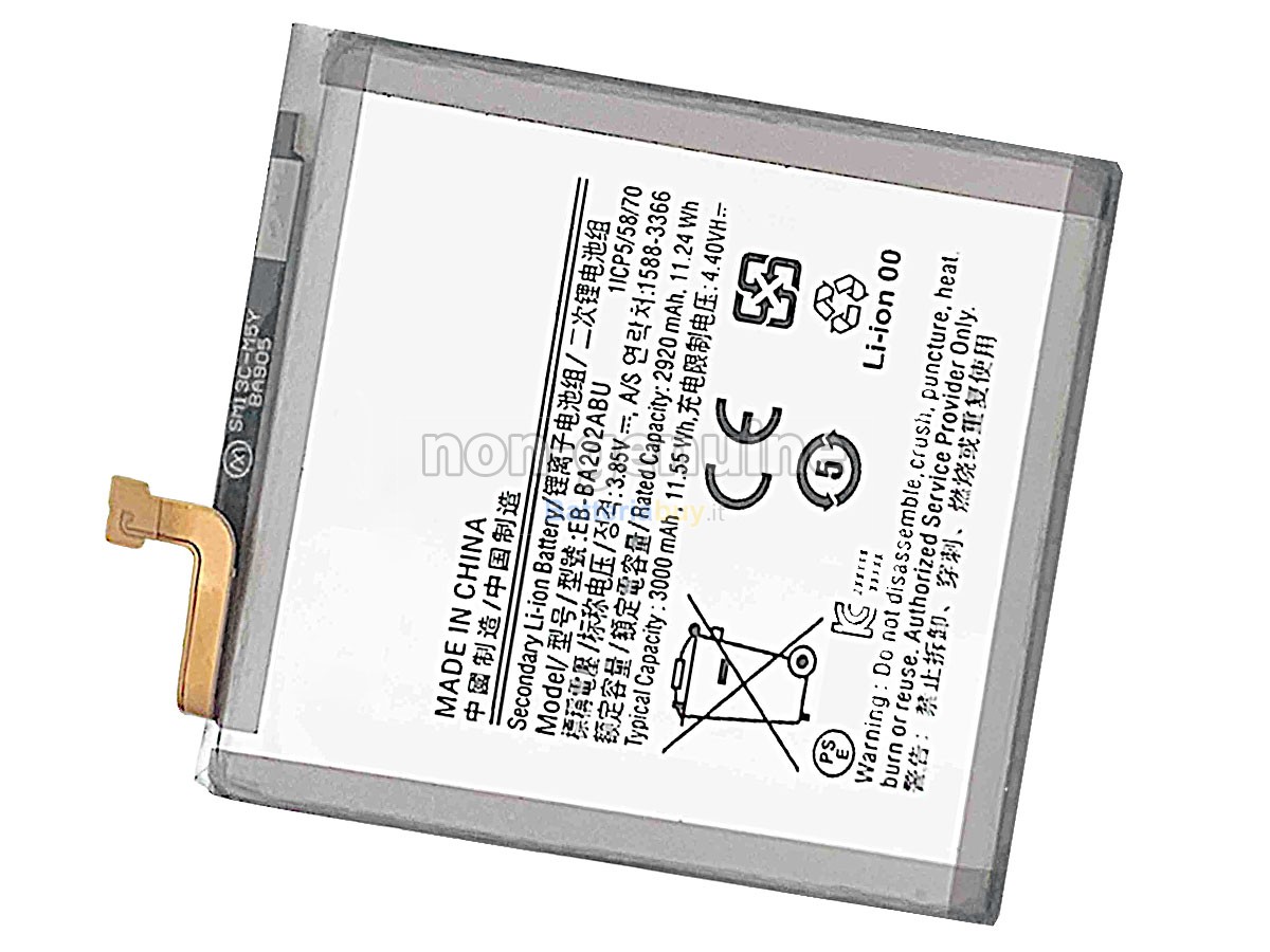 Batteria per Samsung EB-BA202ABU