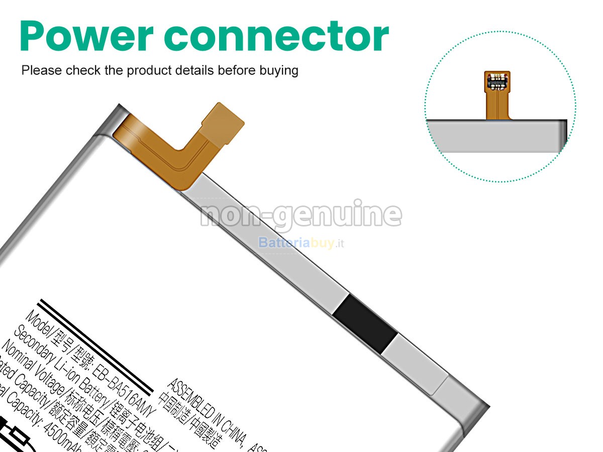 Batteria per Samsung A516N