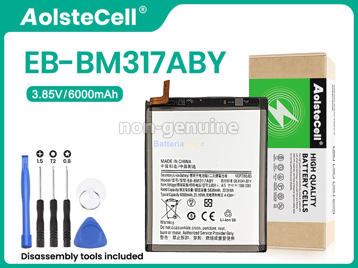 Batteria per Samsung GALAXY M31S SM-M317F