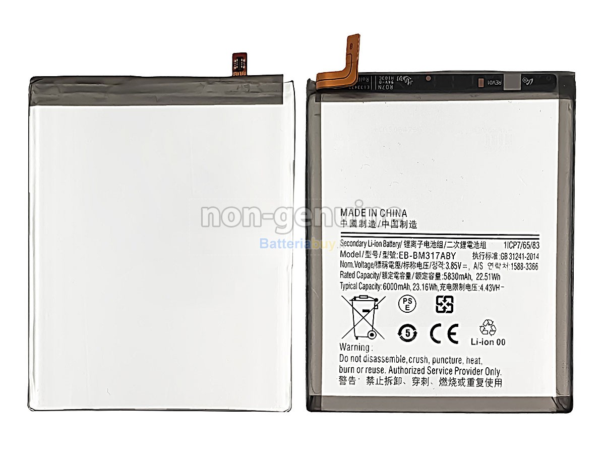 Batteria per Samsung GALAXY M31S SM-M317F